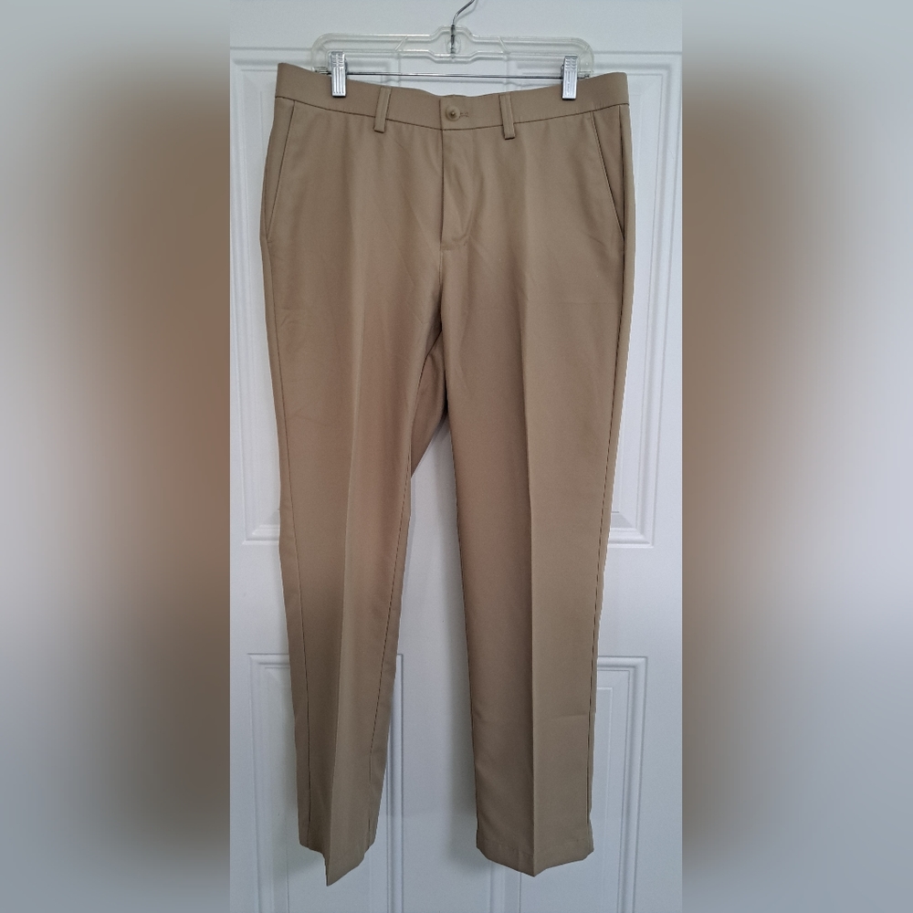 HAGGAR men's dress pants in Khaki color in size 34x30